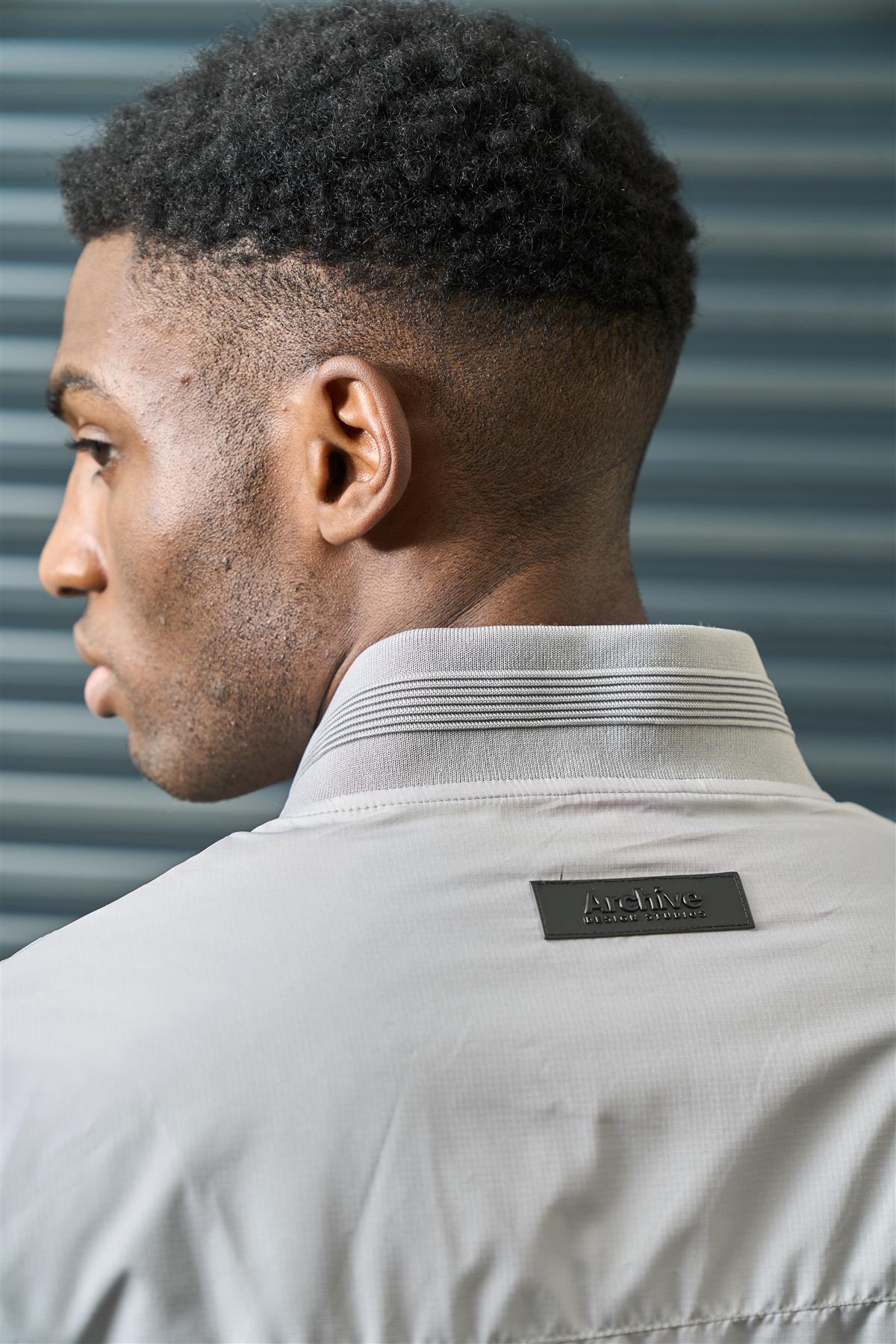 Lask Bomber Jacket Grey – Archive Design Studios