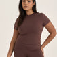 LOOM by Archive Design Studios Day Flow Longline Short Sleeve Top