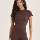 LOOM by Archive Design Studios Day Flow Longline Short Sleeve Top