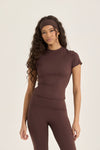 LOOM by Archive Design Studios Day Flow Longline Short Sleeve Top