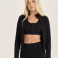 LOOM by Archive Design Studios Day Flow Zip Up Sports Bra