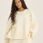 LOOM by Archive Design Studios Ruched Sleeve Detail Sweat Shirt