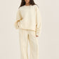 LOOM by Archive Design Studios Ruched Sleeve Detail Sweat Shirt