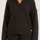 LOOM by Archive Design Studios Knit Collared Sweatshirt