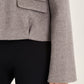 LOOM by Archive Design Studios Wool Blend Collared Zip Up Jacket