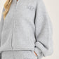 LOOM by Archive Design Studios Knit Zip Through Hoodie