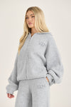 LOOM by Archive Design Studios Knit Zip Through Hoodie